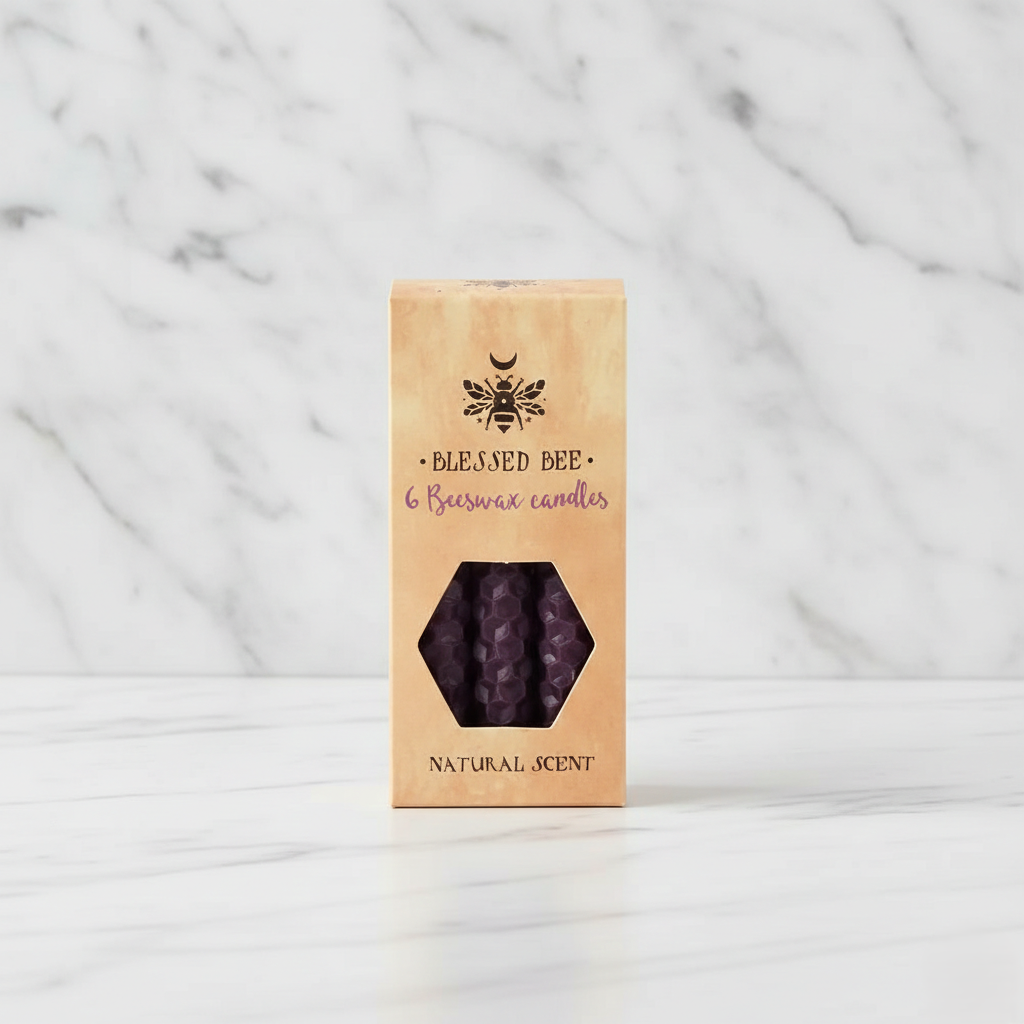 Blessed BeeWax Candles | Purple