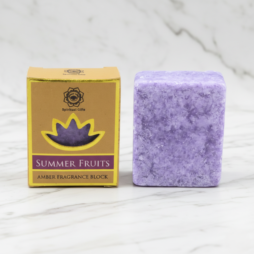 Amber Fragrance Block — Summer Fruits