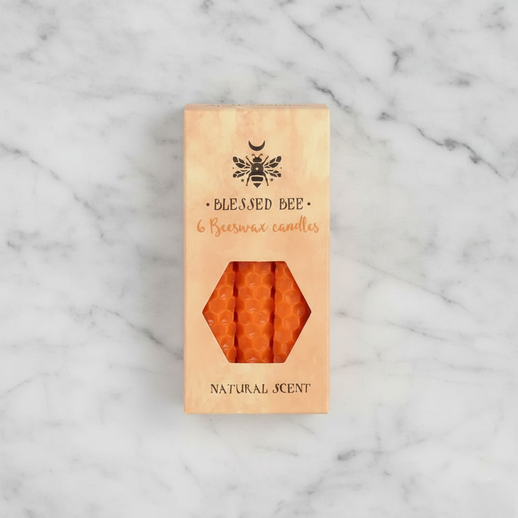 Blessed BeeWax Candles | Orange