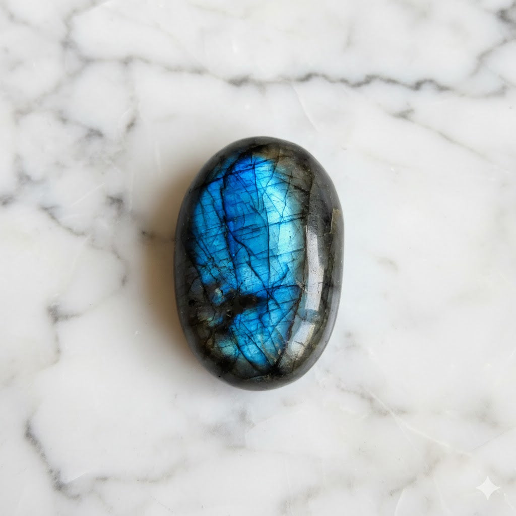 Labradorite Palm Stone | Crystals