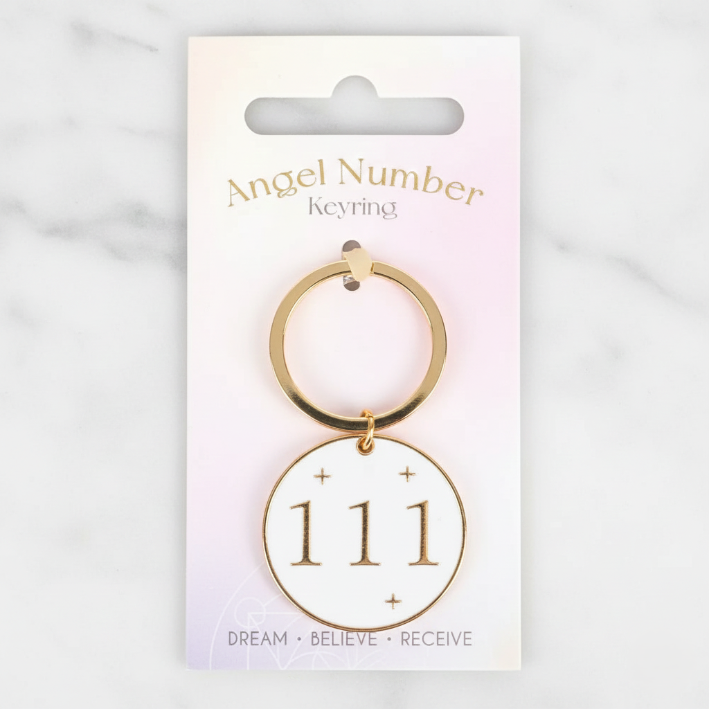 111 Angel number Keychain