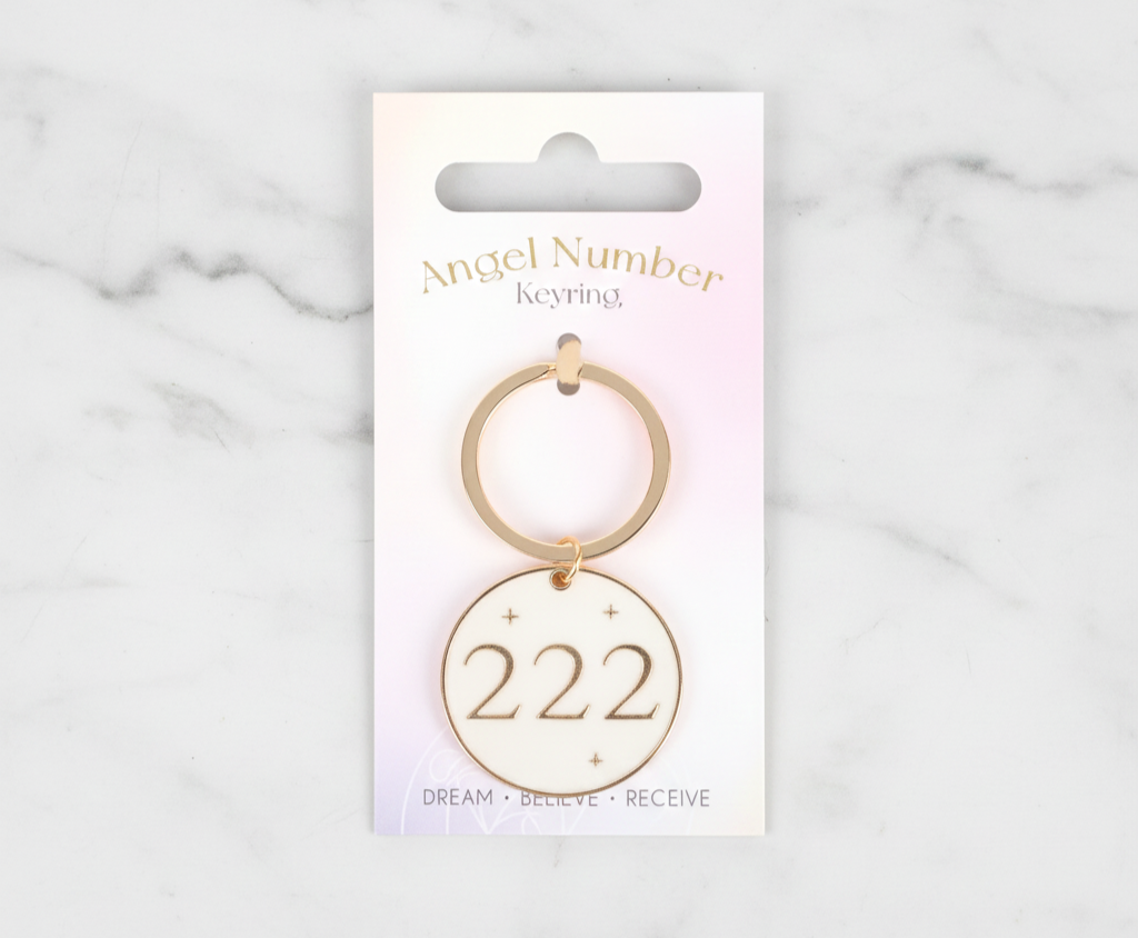 222 Angel number Keychain