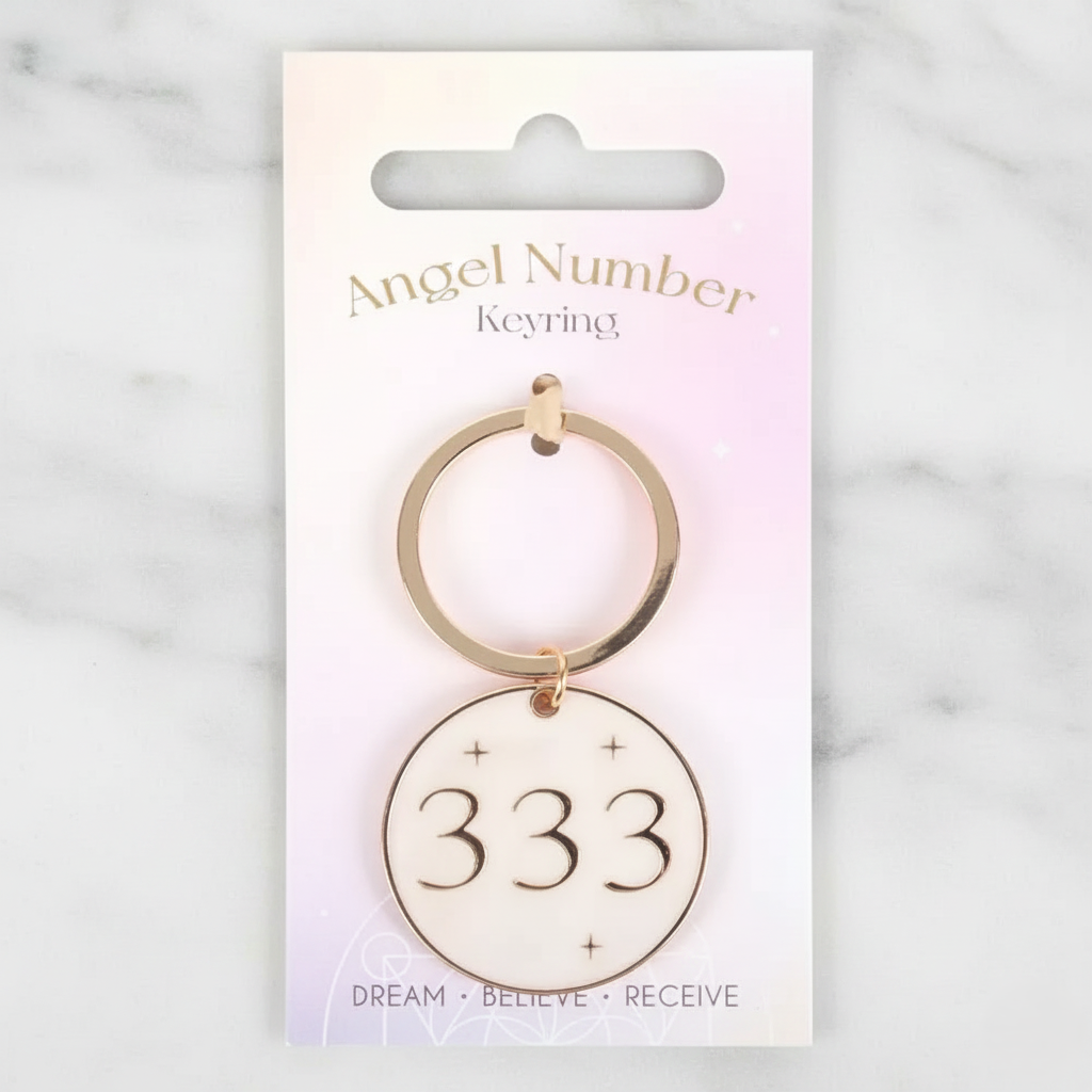 333 Angel number Keychain