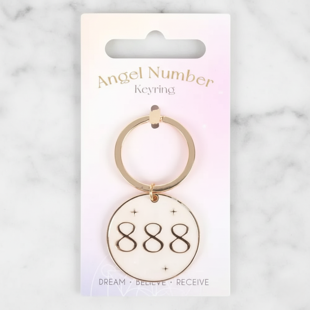 888 Angel number Keychain