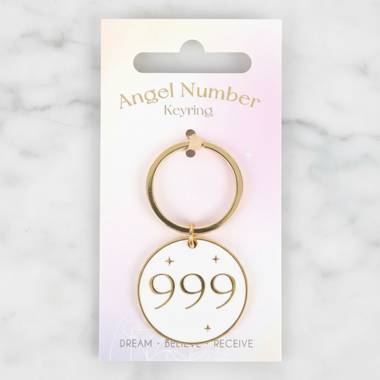 999 Angel number Keychain