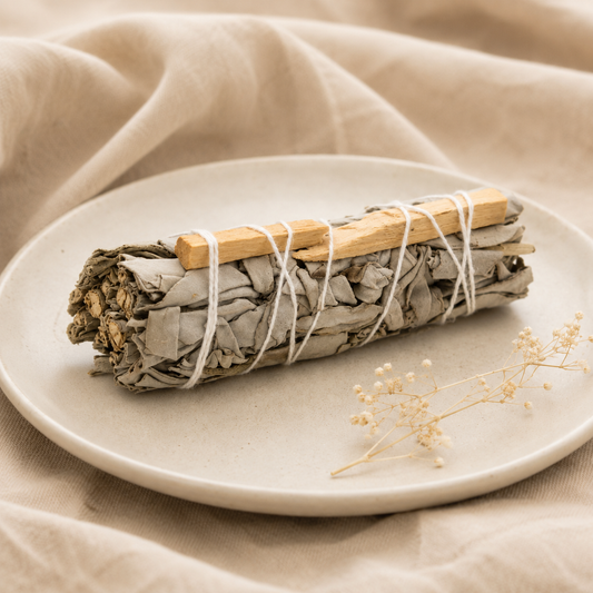 White Sage & Palo Santo Smudge Stick 10cm