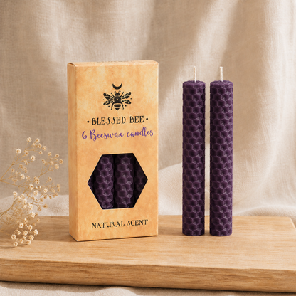 Blessed BeeWax Candles | Purple