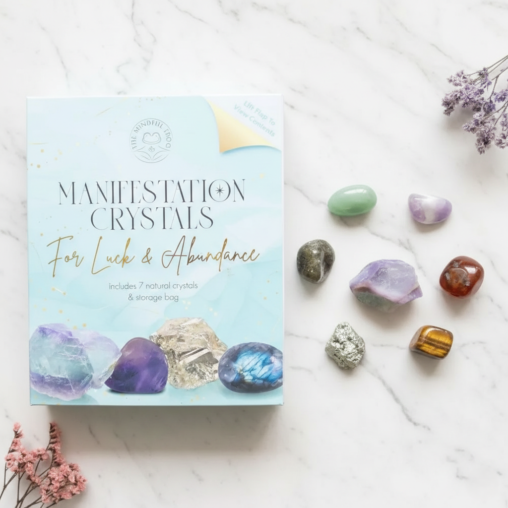 Manifestation 7 Stones Crystal Gift Set – Luck & Abundance