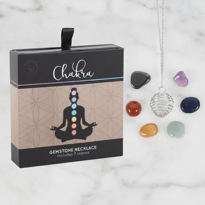 Chakra Crystals Necklace Set