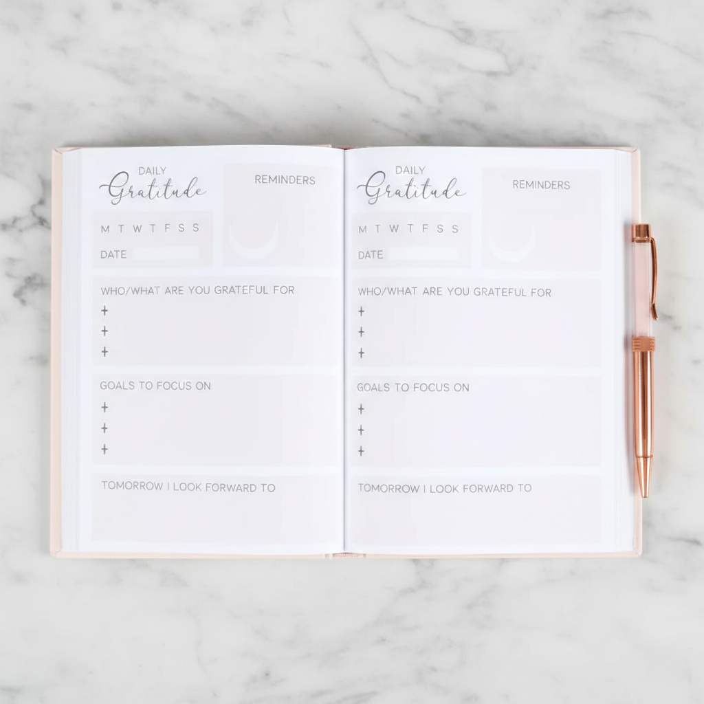 Gratitute Journal with Quartz pen