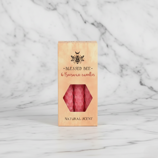 Blessed BeeWax Candles | Pink