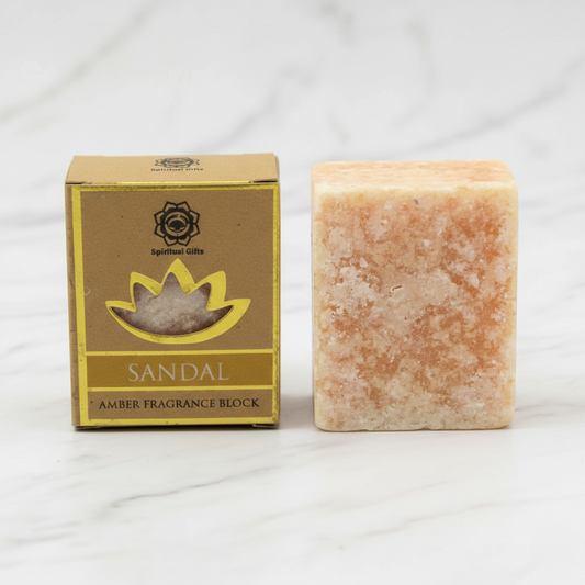 Amber Fragrance Block — Sandal