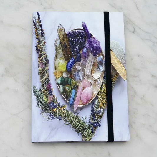 Crystal Notes — Mini Journal (15×10 cm)