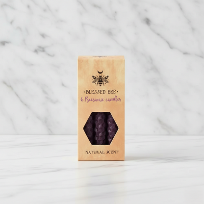 Blessed BeeWax Candles | Purple