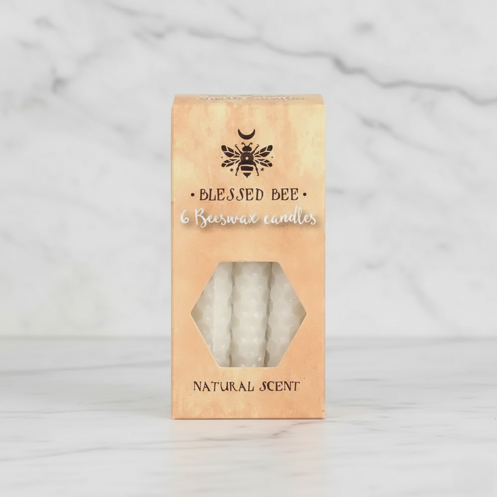 Blessed BeeWax Candles | White