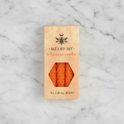 Blessed BeeWax Candles | Orange