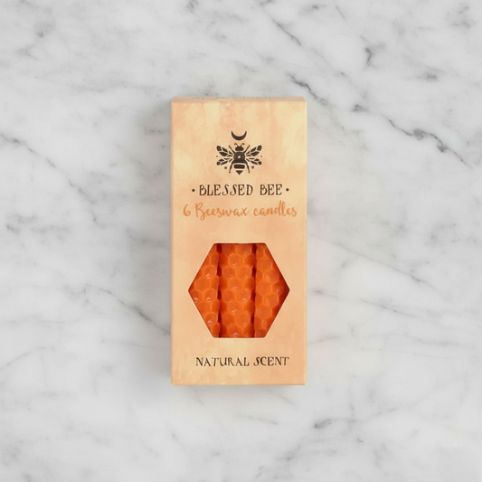 Blessed BeeWax Candles | Orange