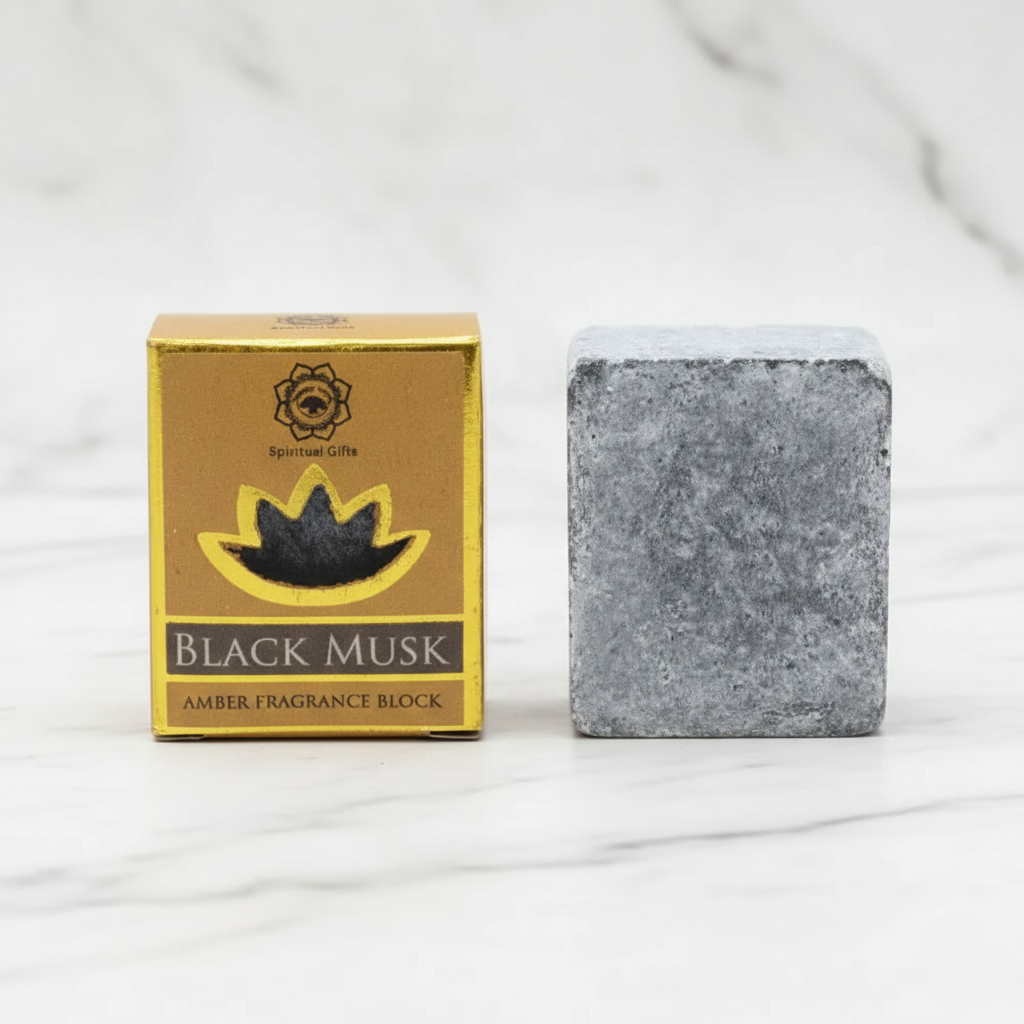 Amber Fragrance Block — Black Musk