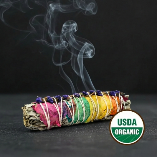 7 Chakras White Smudge 15 cm