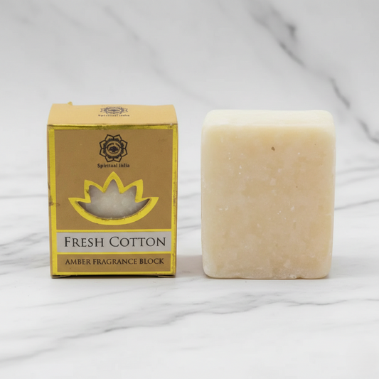 Amber Fragrance Block — Fresh Cotton
