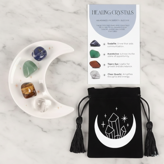 Success Crystal Set & Moon Dish