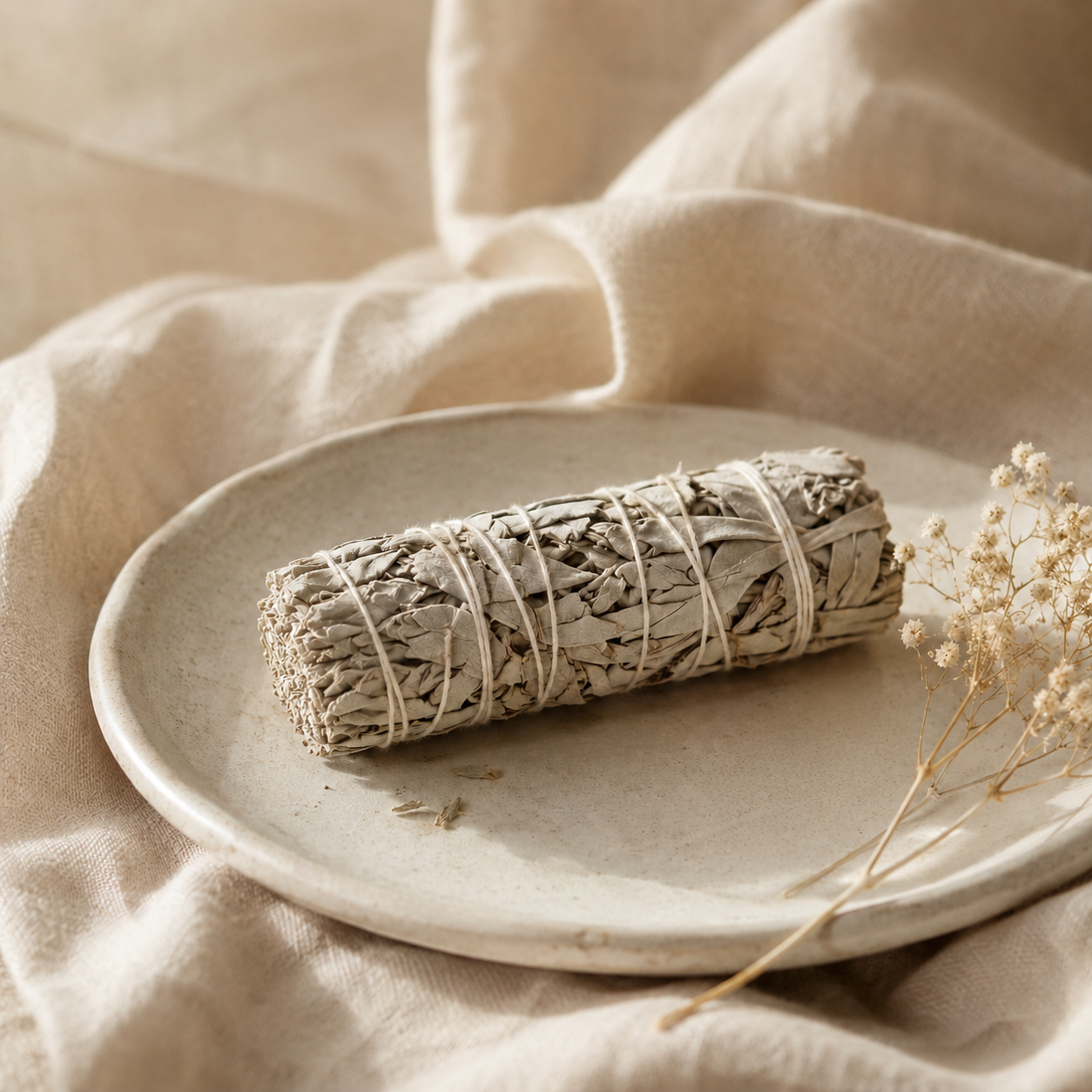 White Sage Smudge Stick 10cm